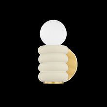 Bibi Wall Sconce, Aged Brass
