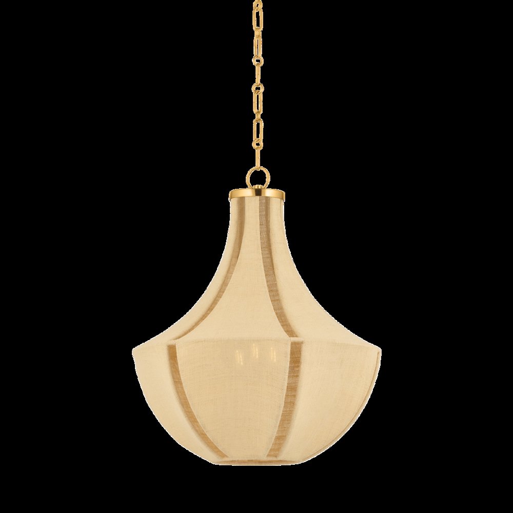 Cascade Lake Pendant, Aged Brass