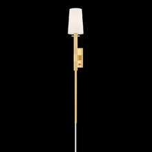 Ginny Plug-In Sconce, Aged Brass