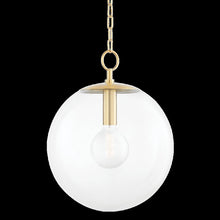 Juliana Pendant, Aged Brass