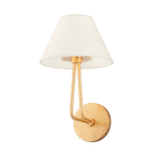 Ozias Wall Sconce, Vintage Gold Leaf