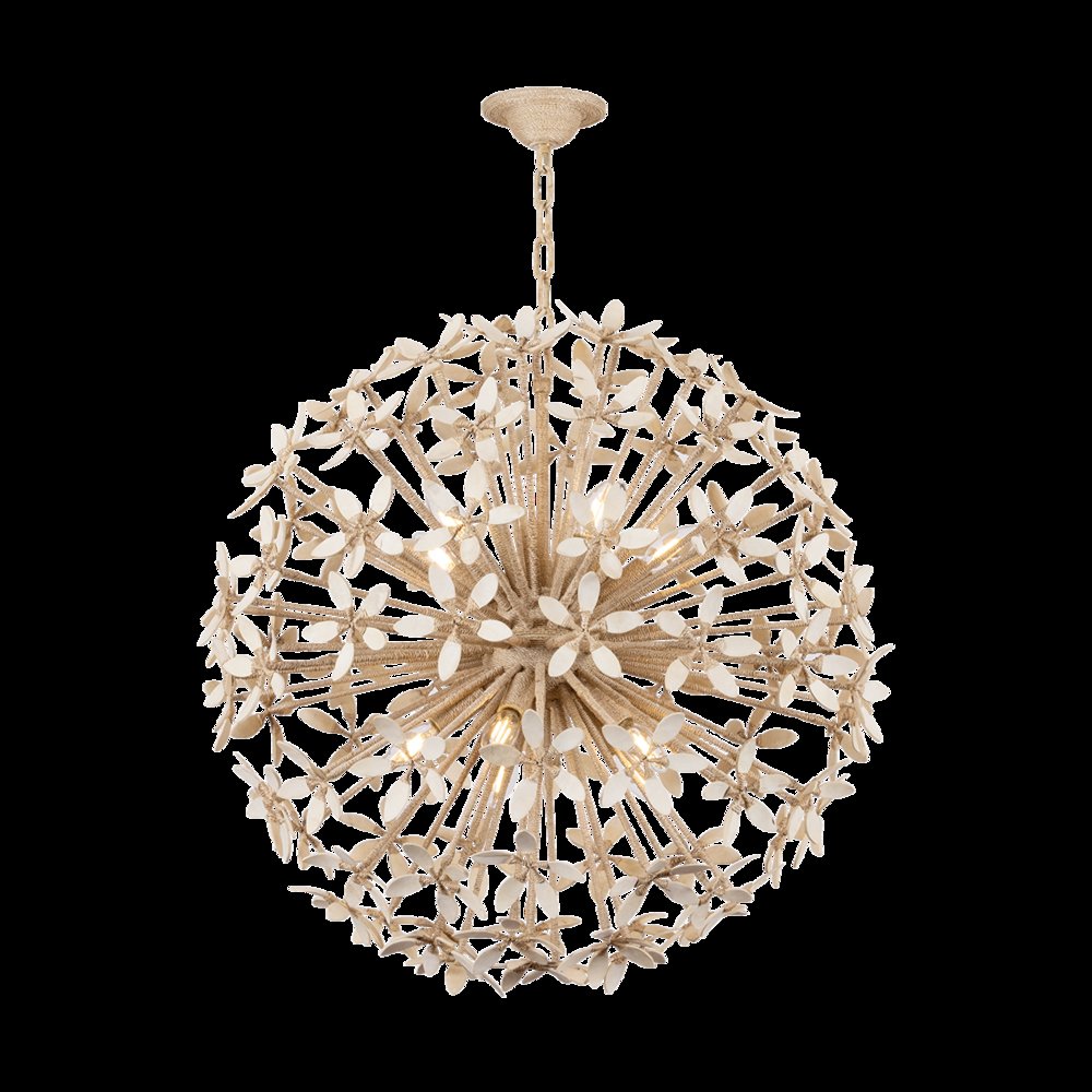 Corfu Chandelier, Ivory Coco