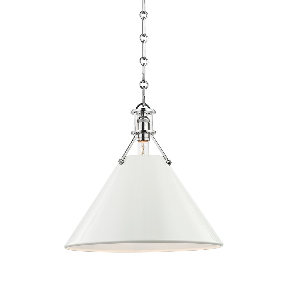 Painted No.2 Pendant, Polished Nickel