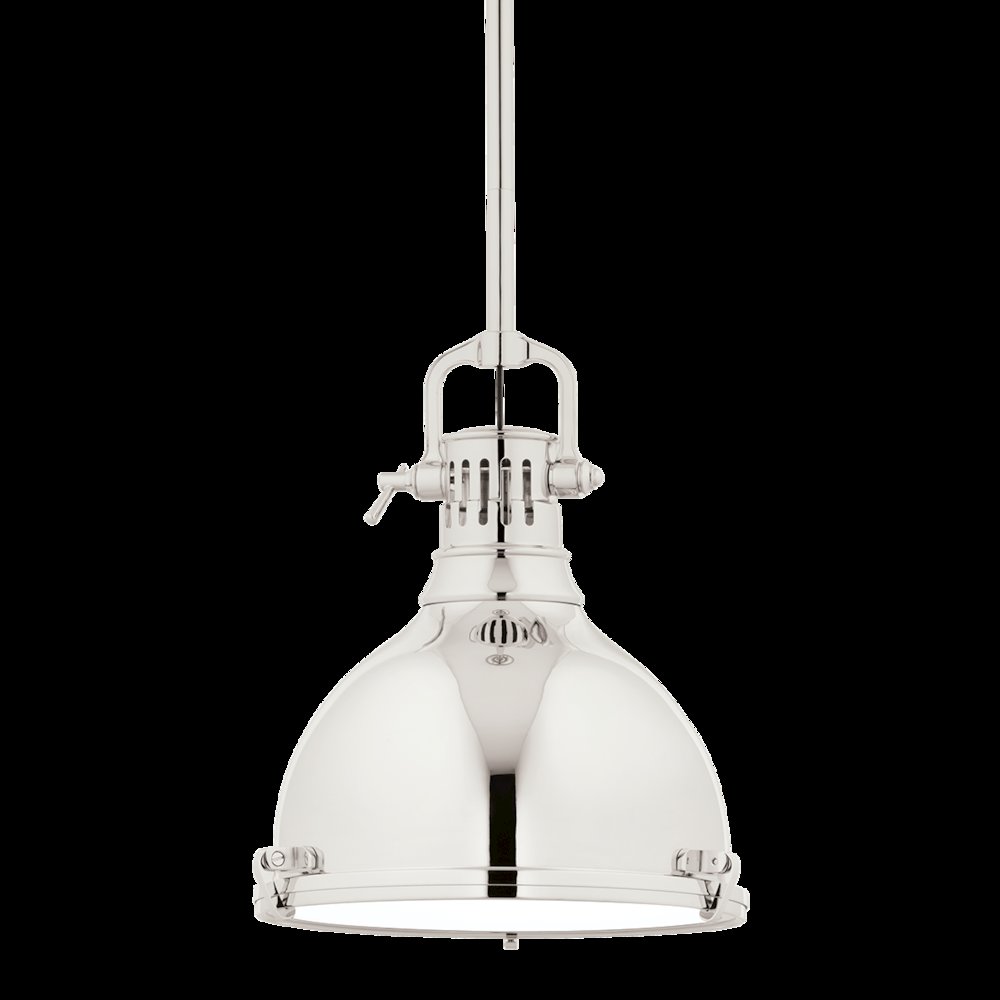 Pelham Pendant, Polished Nickel