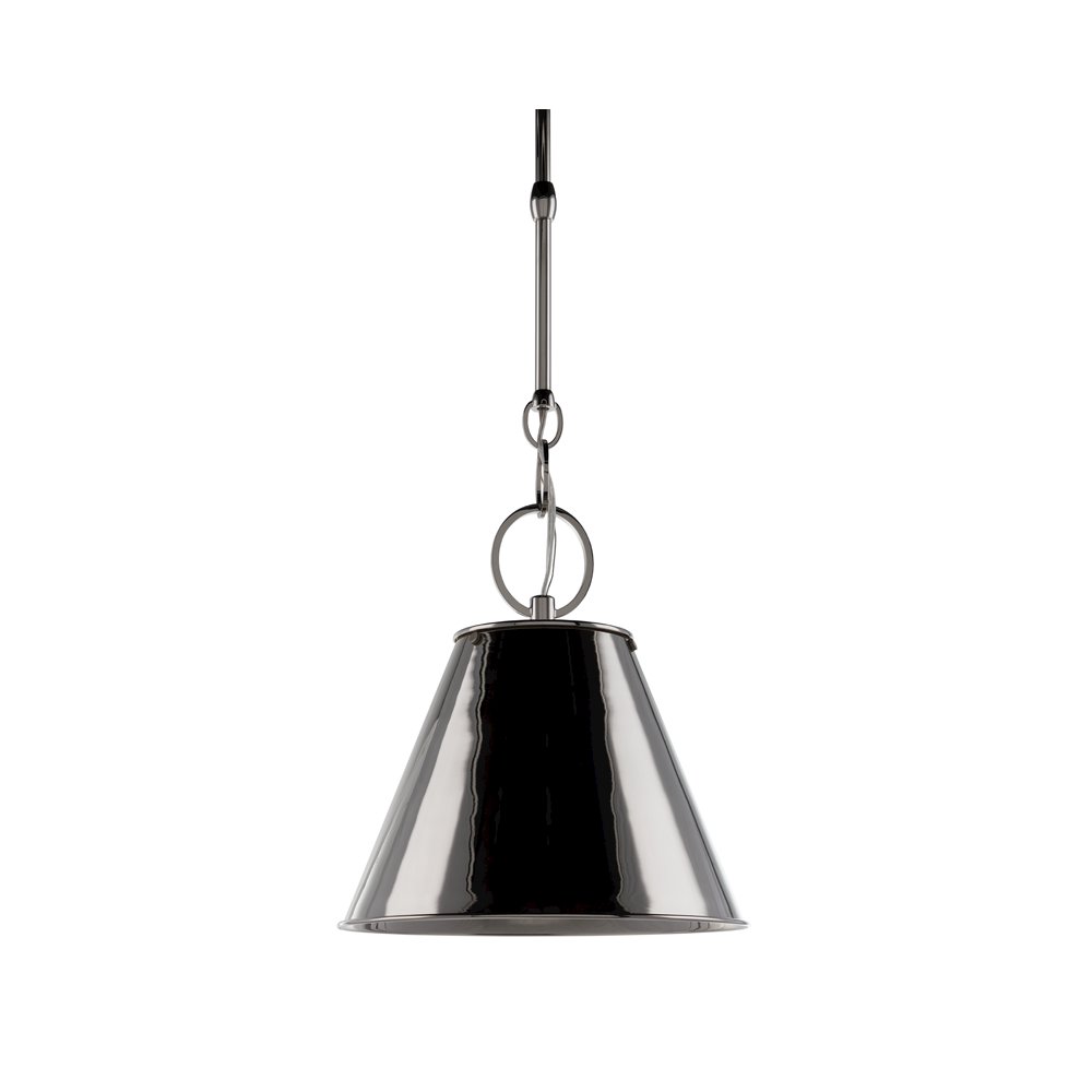 Altamont Pendant, Polished Nickel
