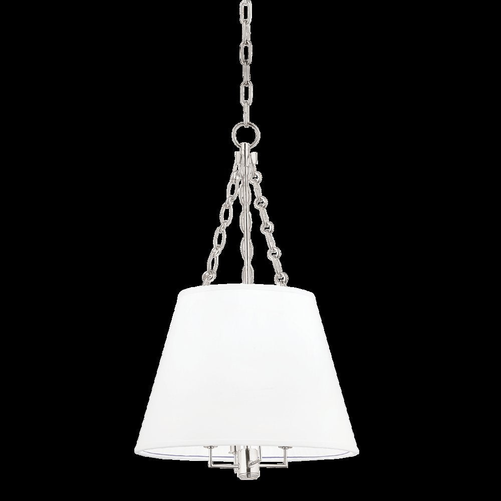 Burdett Pendant, Polished Nickel