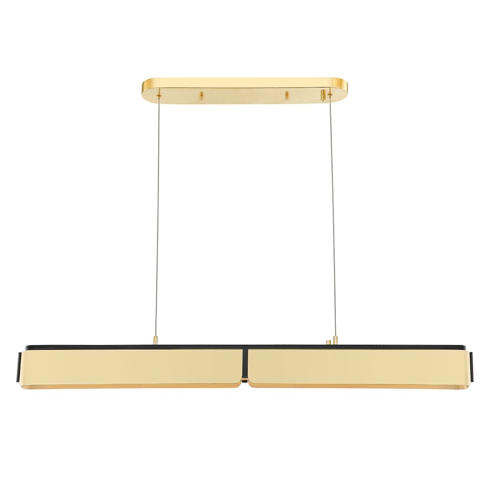 Tribeca Linear, Aged Brass