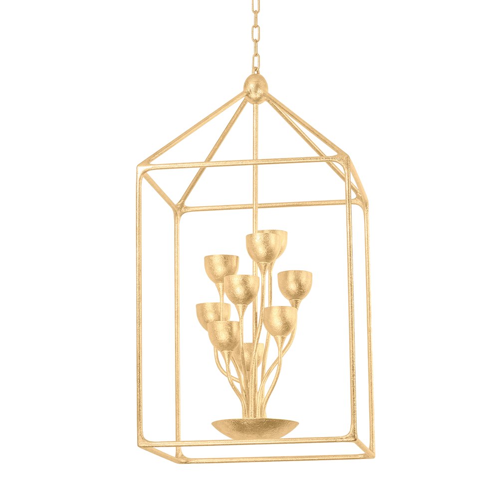 Westwood Lantern, Vintage Gold Leaf