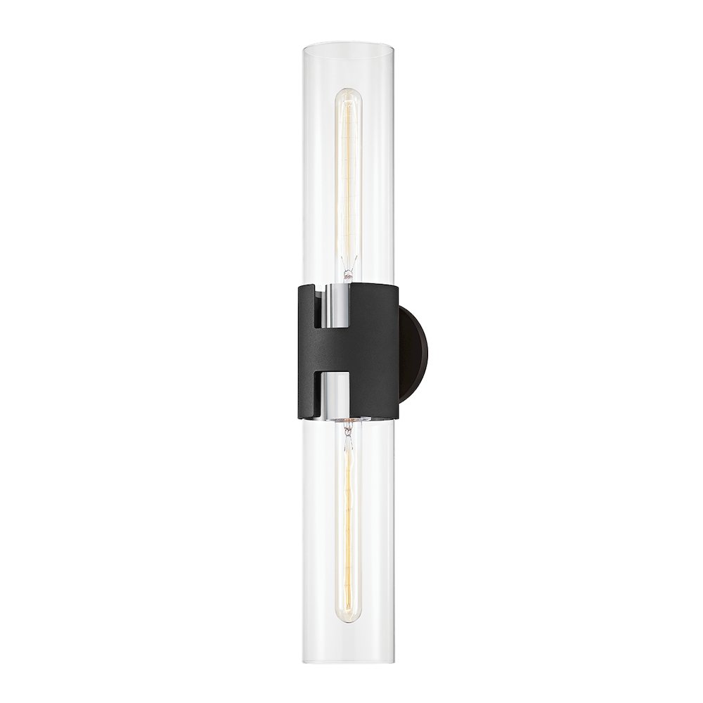 Amado Wall Sconce, Polished Nickel