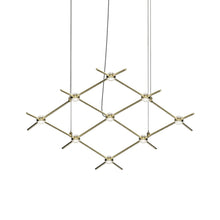 Constellation Pendant, Satin Brass
