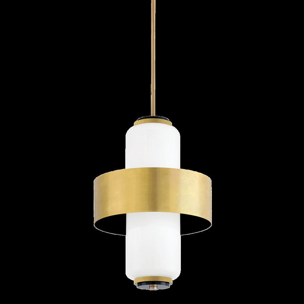 Melrose Pendant, Vintage Brass