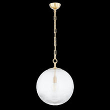 Sara Pendant, Aged Brass