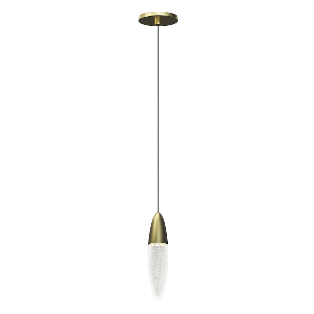 Sultana Pendant, Satin Brass