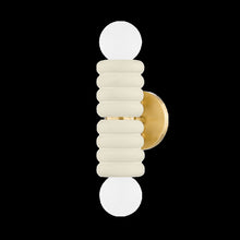 Bibi Wall Sconce, Aged Brass
