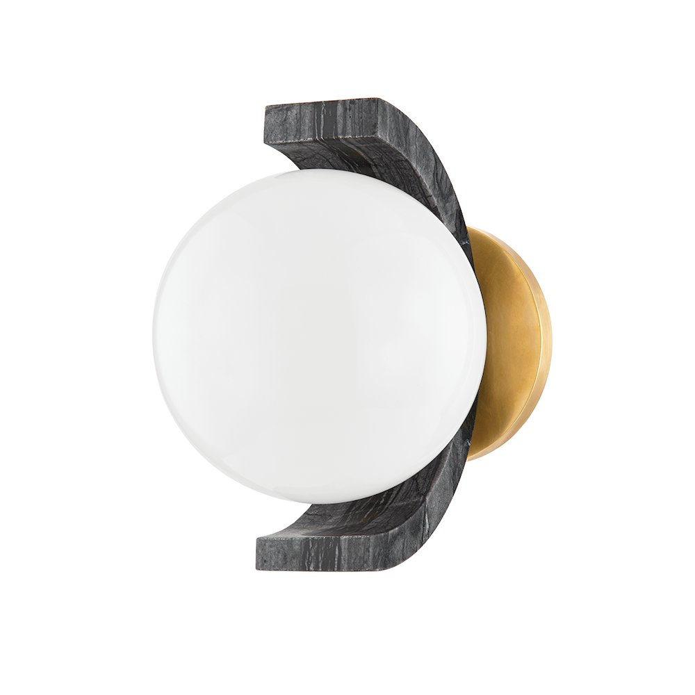 Zurich Wall Sconce, Vintage Brass