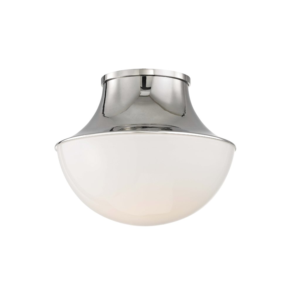 Lettie Flush Mount, Polished Nickel