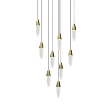 Sultana Pendant, Satin Brass