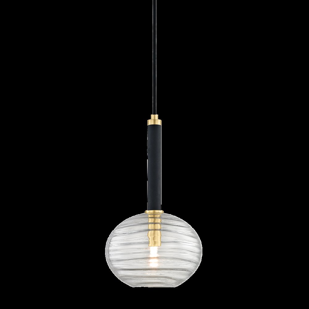 Breton Pendant, Aged Brass