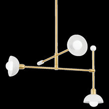 Billie Chandelier, Aged Brass