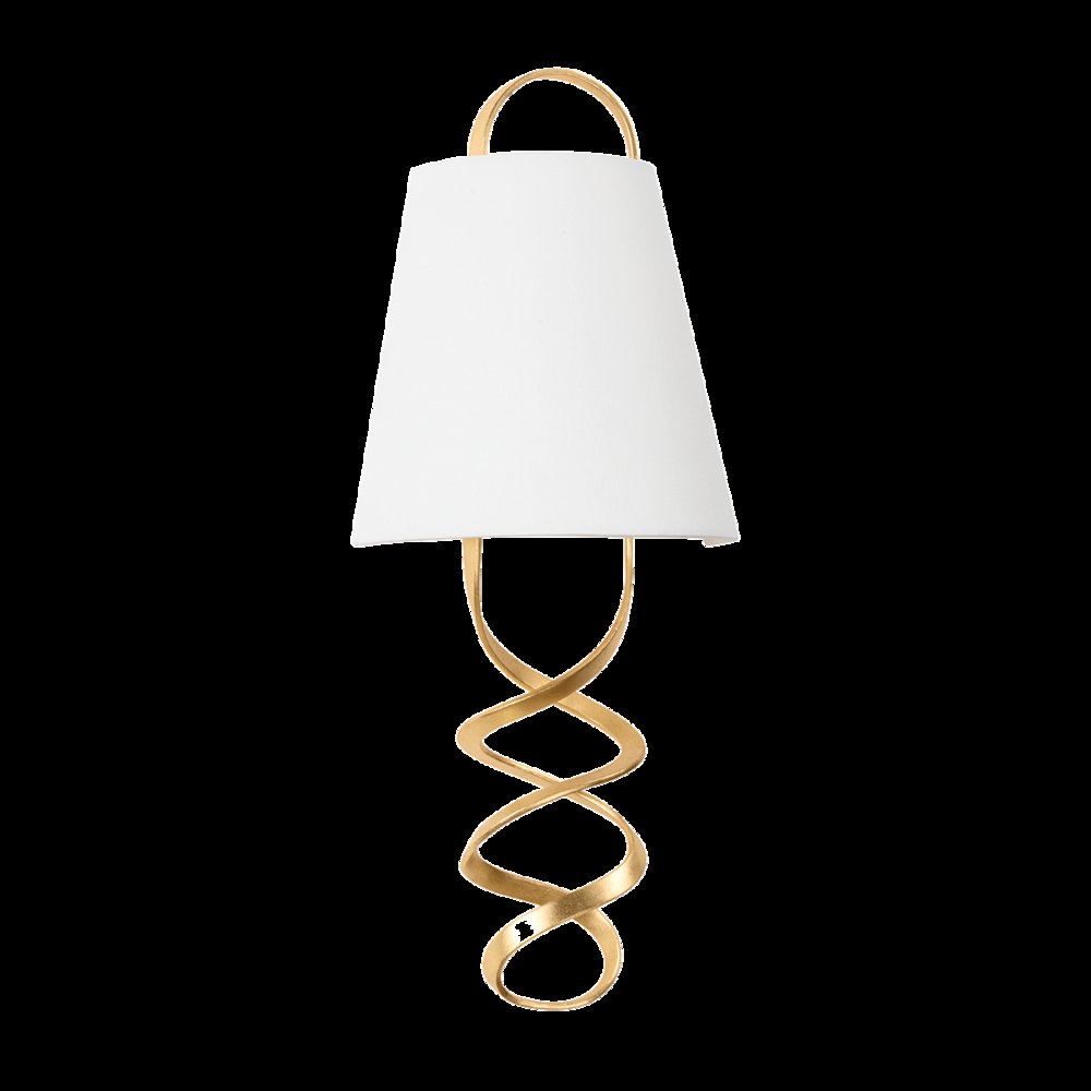 Dota Wall Sconce, Vintage Gold Leaf