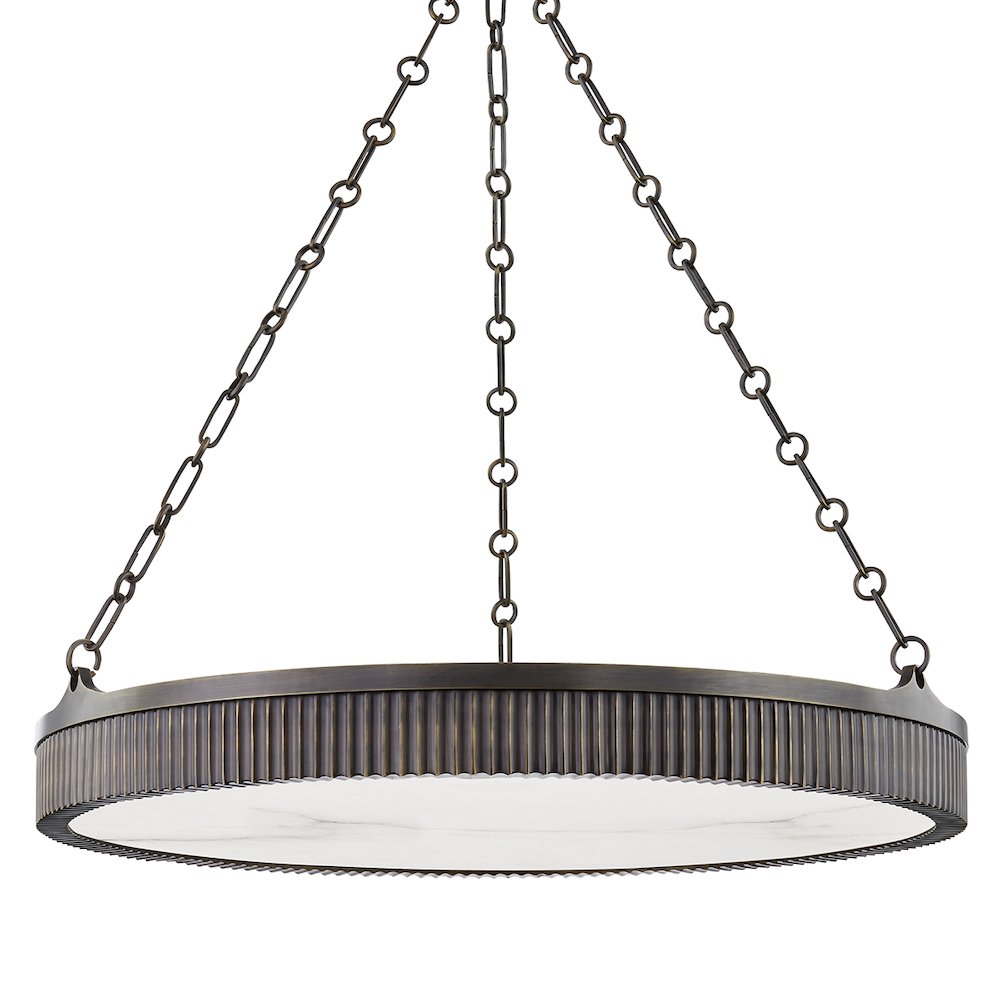 Lynden Chandelier, Distressed Bronze