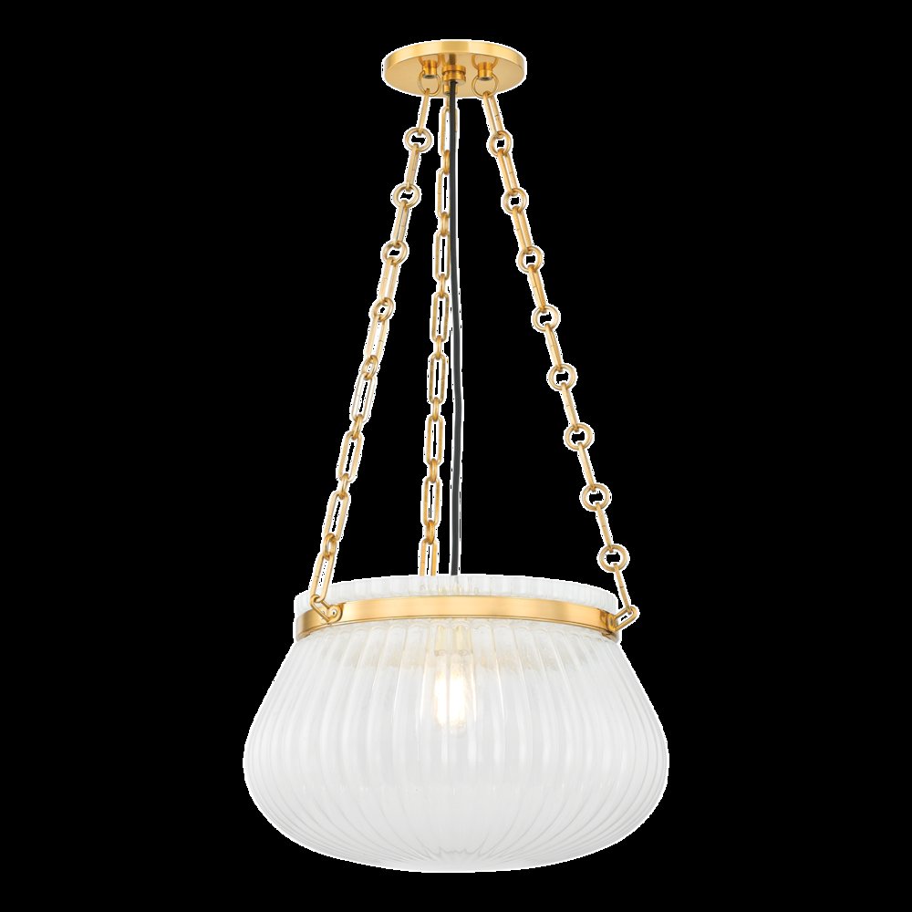 Granby Pendant, Aged Brass