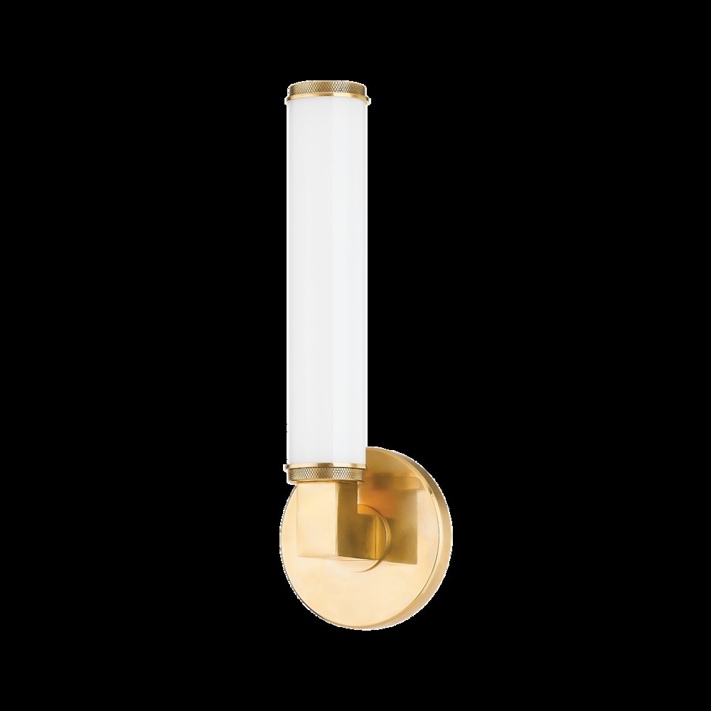 Cromwell Wall Sconce, Aged Brass
