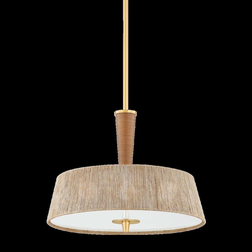 George Pendant, Aged Brass