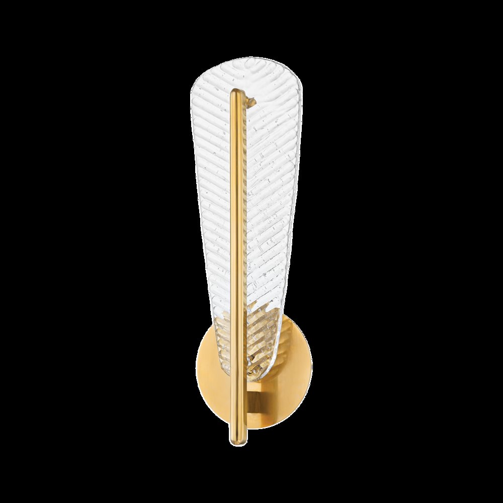Passaic Wall Sconce, Aged Brass