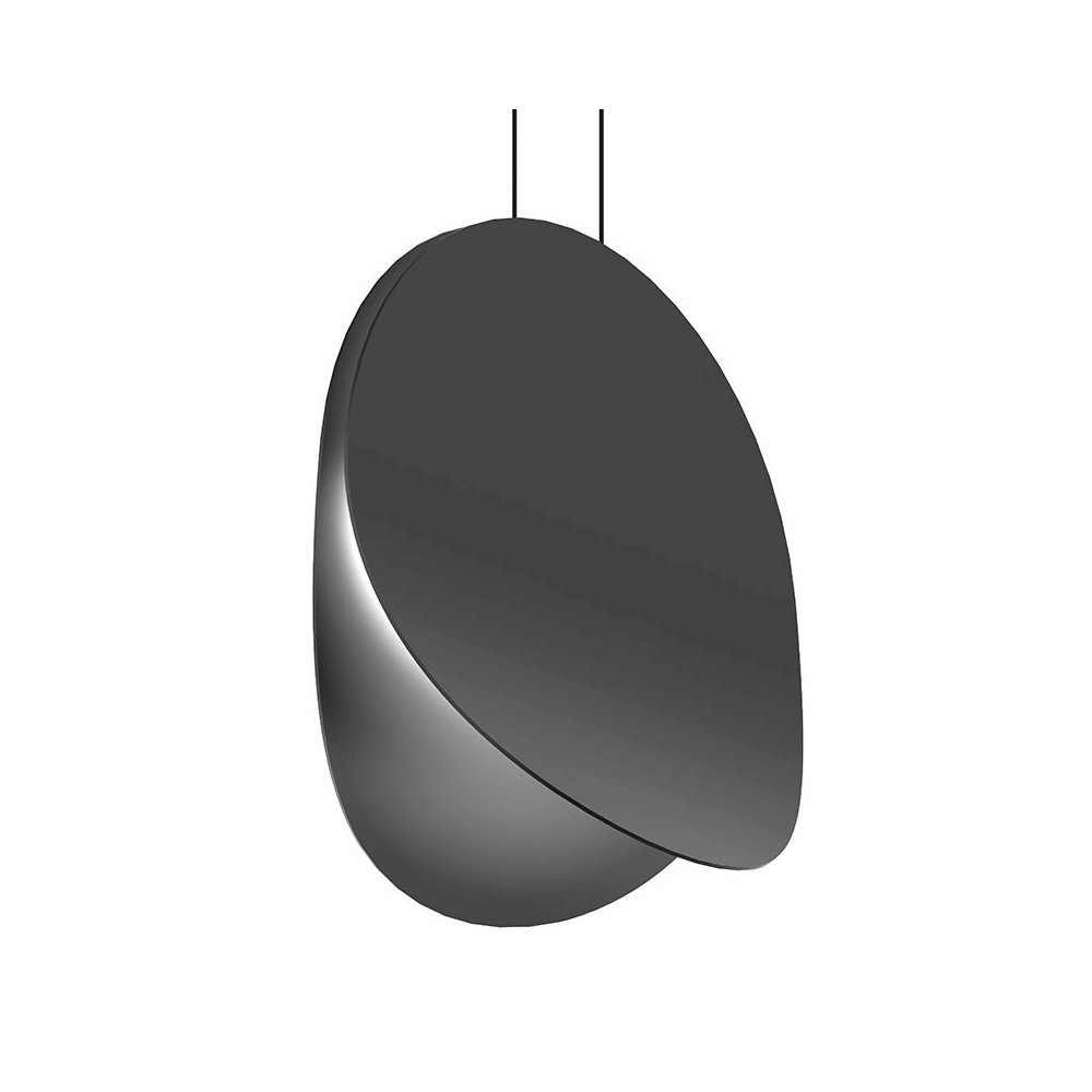 Malibu Discs Pendant, Satin Black