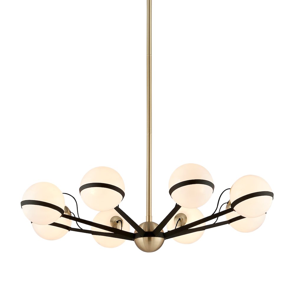 Ace Chandelier, Textured Bronze