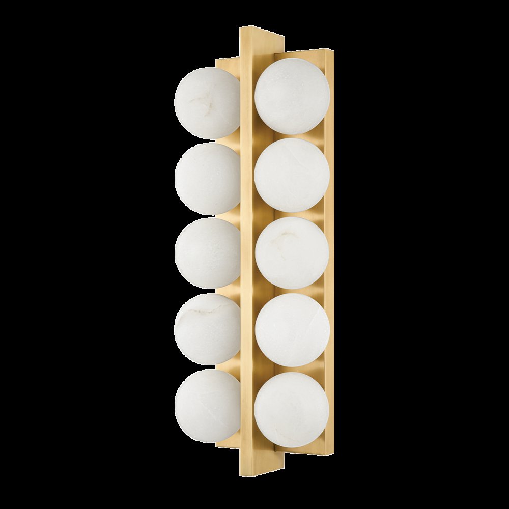 Emille Wall Sconce, Vintage Brass