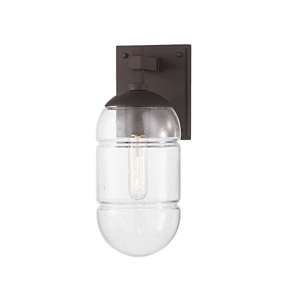 Poston Exterior Wall Sconce, Textured Bronze