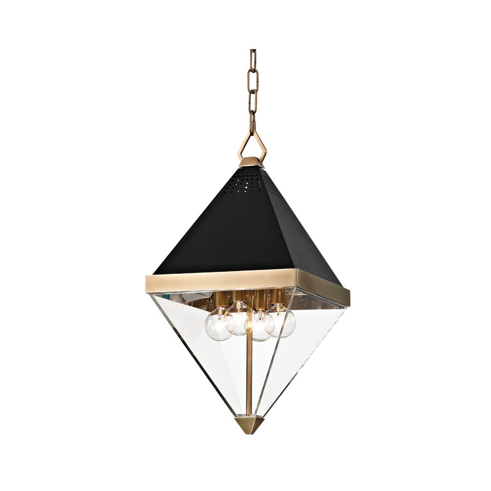 Coltrane Lantern, Aged Brass