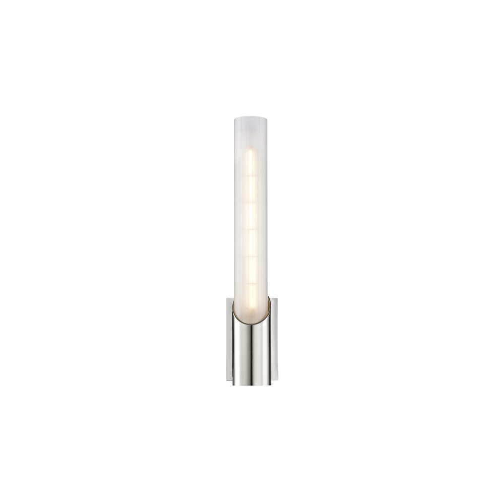 Pylon Wall Sconce, Polished Nickel