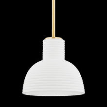 Paloma Pendant, Aged Brass