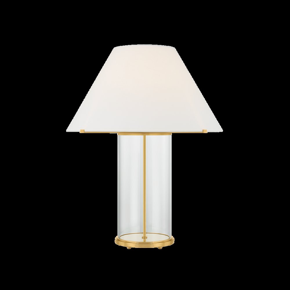 Inglewood Table Lamp, Aged Brass