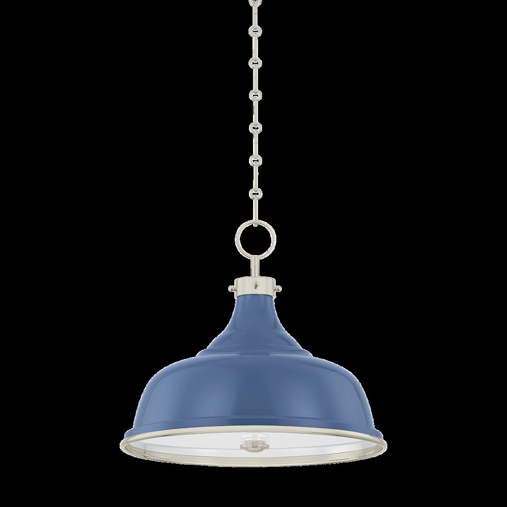 Painted No.1 Pendant, Polished Nickel