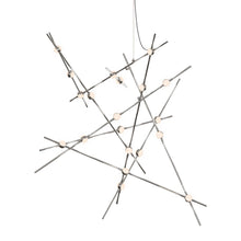 Constellation Chandelier, Satin Nickel