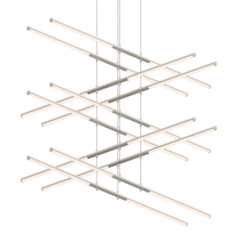 Tik-Tak Pendant, Satin Nickel