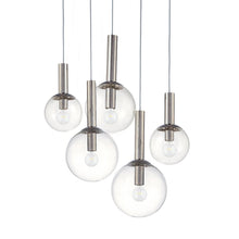 Bubbles Pendant, Polished Nickel