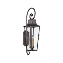 Parisian Square Exterior Wall Sconce, Aged Pewter