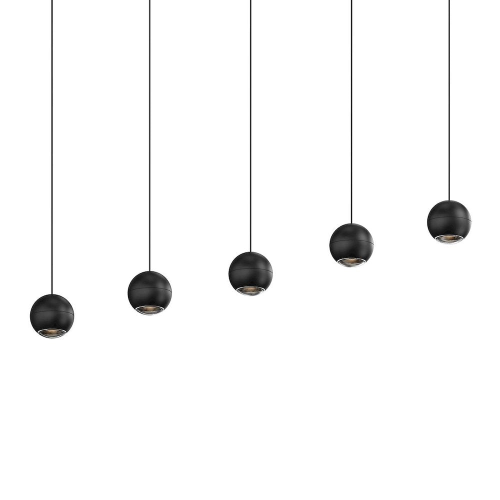 Hemisphere Pendant, Texture Black