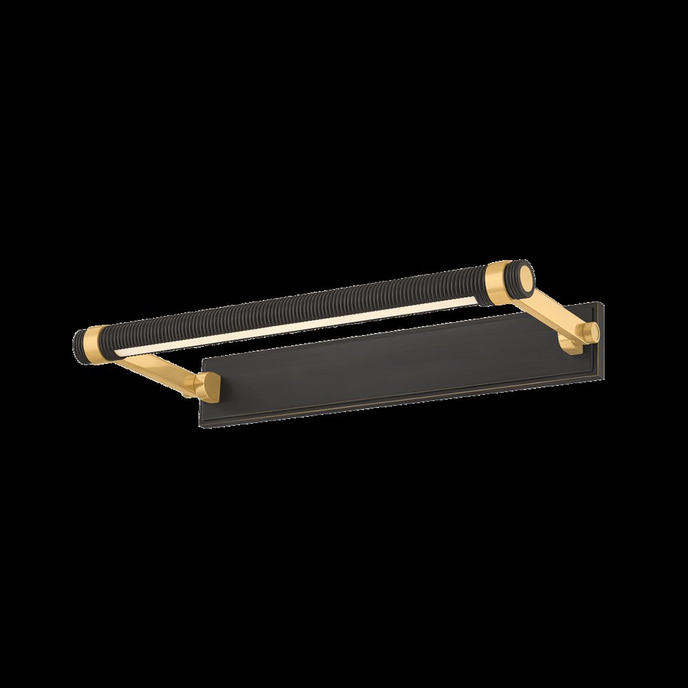 Duell Picture Light, Aged Brass