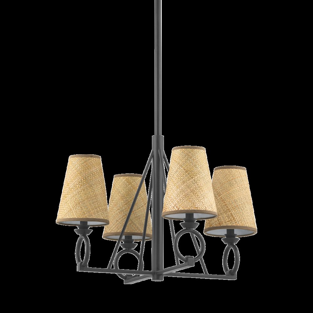 Pendelton Chandelier, Aged Iron