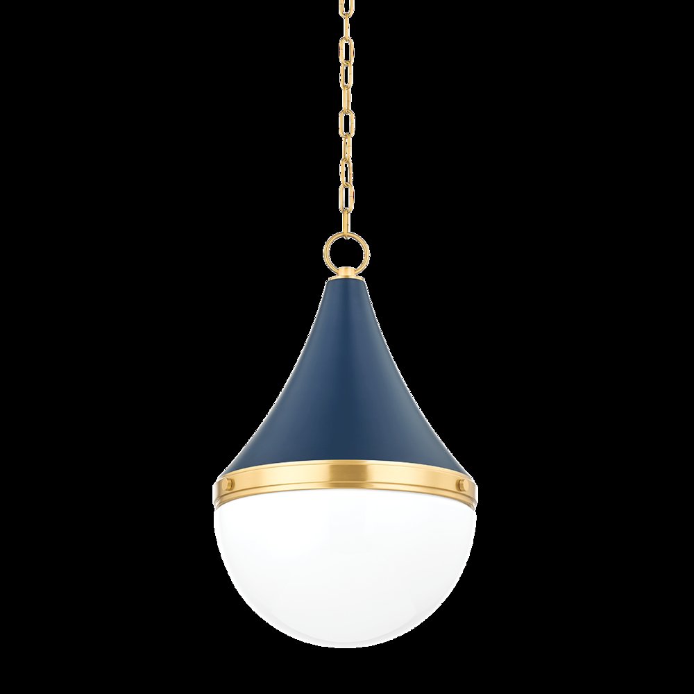Ciara Pendant, Aged Brass
