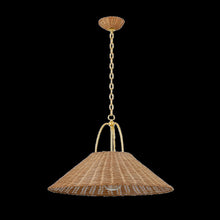 Davida Pendant, Aged Brass