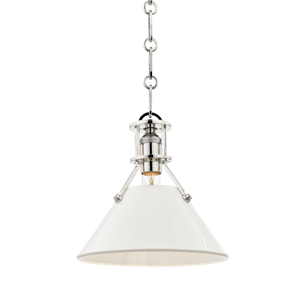 Painted No.2 Pendant, Polished Nickel