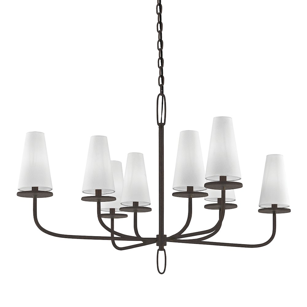 Marcel Chandelier, Textured Bronze