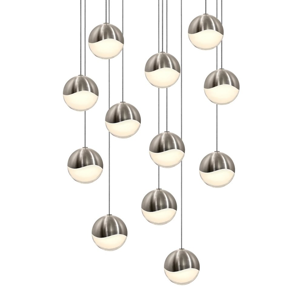 Grapes Pendant, Satin Nickel
